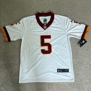 Jayden Daniels Nike White Jersey